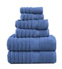 Conjunto de toalhas de banho LANE LINEN Luxury Ribbed 100% algodão, 6 peças