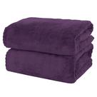 Conjunto de toalhas de banho MOONQUEEN, microfibra de secagem rápida, pacote com 2 unidades, roxo