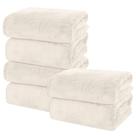 Conjunto de toalhas de banho MOONQUEEN Premium Microfiber Coral Velvet x6