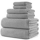 Conjunto de toalhas de banho POLYTE Oversize Quick Dry Microfiber 6 unidades