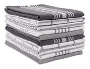 Conjunto de toalhas de cozinha KAF Home Soho 10 unidades 45x70cm Carvão
