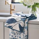 Conjunto de toalhas de cozinha RECYCO Waffle Quick Dry Microfiber x2 Blue Conjunto de toalhas de cozinha RECYCO Waffle Quick Dry Microfiber x2 Blue