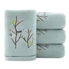 Conjunto de toalhas de mão Bordado Pidada Bird Tree 100% algodão x4