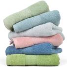 Conjunto de toalhas de mão Cleanbear 100% algodão, pacote com 6 cores variadas Conjunto de toalhas de mão Cleanbear 100% algodão, pacote com 6 cores variadas