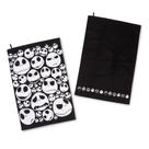 Conjunto de toalhas de mão de cozinha Ukonic Disney Nightmare Before Christmas Jack Skellington Faces