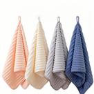 Conjunto de toalhas de mão de microfibra LMMINBZ Quick Dry para banheiro, 4 unidades