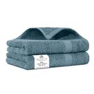 Conjunto de toalhas de mão Villa Celestia 100% algodão (40x70cm) azul x2 Conjunto de toalhas de mão Villa Celestia 100% algodão (40x70cm) azul x2
