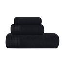 Conjunto de toalhas GLAMBURG Ultra Soft, pacote com 3 unidades, algodão, banho, lavagem à mão