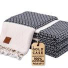 Conjunto de toalhas Gold Case Helen 170x97cm 100% algodão Quick Dry
