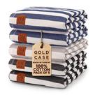 Conjunto de toalhas Gold Case MYRA 5 peças 100% algodão 180x102 cm Conjunto de toalhas Gold Case MYRA 5 peças 100% algodão 180x102 cm