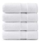 Conjunto de Toalhas LANE LINEN Luxury White - 4 Peças 100% Algodão