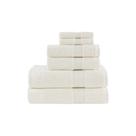 Conjunto de toalhas Madison Park Organic 100% algodão marfim, 6 peças