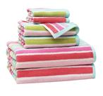 Conjunto de toalhas ORIGINAL KIDS, 6 peças, 100% algodão, rosa, multi Conjunto de toalhas ORIGINAL KIDS, 6 peças, 100% algodão, rosa, multi