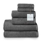 Conjunto de toalhas Welhome Franklin 100% algodão, pipoca texturizada, 6 peças