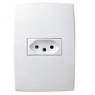 Conjunto de Tomada 2p+t Completa 4x2 Branco - Pial Legrand