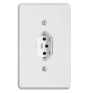 Conjunto De Tomada Vertical Para Placa 4x2 20 Amperes 250 Volts Linha Ilumi Slim Branco Ref40203046