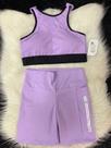 Conjunto de top e short lavanda