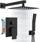 Conjunto de torneiras de chuveiro Aolemi Rain Shower System Matte Black