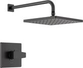 Conjunto de torneiras de chuveiro Delta Modern 14 Series Matte Black