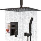 Conjunto de torneiras de chuveiro SR SUN RISE 40 cm de chuva em bronze polido a óleo