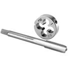 Conjunto de torneiras e moldes Burkit M8 x 1 rosca de máquina com estojo Conjunto de torneiras e moldes Burkit M8 x 1 rosca de máquina com estojo