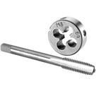 Conjunto de torneiras e moldes Burkit M8 x 1,25 Rosca de máquina Conjunto de torneiras e moldes Burkit M8 x 1,25 Rosca de máquina