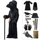 Conjunto de traje de Halloween SENLI Plague Doctor para crianças 9 em 1