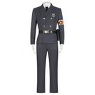Conjunto de trajes de cosplay Blues Locks Police para adultos e crianças