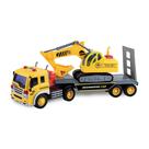 Conjunto de transporte de veículo Maxx Action Escavadeira 17"