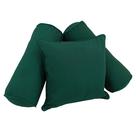 Conjunto de travesseiros Blazing Needles, 3 peças, verde floresta