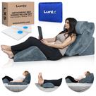 Conjunto de travesseiros ortopédicos Bed Wedge Lunix LX5 Memory Foam