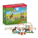 Conjunto de treinamento de agilidade Toy Playset Schleich Farm World Pony