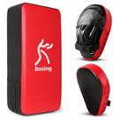 Conjunto de treinamento de boxe Odoland Punching Mitts Kick Pad preto/vermelho