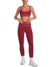 Conjunto de treino ABOCIW para mulheres, sutiã e leggings esportivos, vermelho, grande