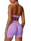 Conjunto de treino ABOCIW Seamless High Waist Scrunch Butt Lifting Conjunto de treino ABOCIW Seamless High Waist Scrunch Butt Lifting