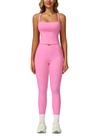 Conjunto de treino AGYMNX com gola quadrada e calça para levantar o bumbum