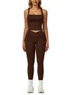 Conjunto de treino AGYMNX com gola quadrada e calça para levantar o bumbum
