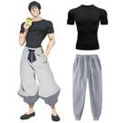 Conjunto de Treino de Compressão Jujutsu Kaisen - Camiseta e Calça de Secagem Rápida para Homens Conjunto de Treino de Compressão Jujutsu Kaisen - Camiseta e Calça de Secagem Rápida para Homens