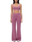 Conjunto de treino PQBPQB top cropped e legging color block Conjunto de treino PQBPQB top cropped e legging color block