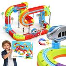 Conjunto de Trem de Brinquedo HEXIMANX Cubo Infinito Magnético 3D 98 Peças