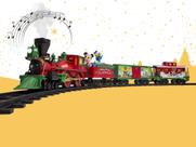 Conjunto de trem de brinquedo Lionel Disney Mickey Mouse Express com Bluetooth