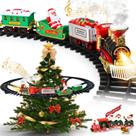 Conjunto de Trem de Natal NEUBSAW com Fumaça, Apito e Luzes