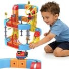 Conjunto de Trem Elétrico CEMECER 88 Peças com Trilhos Flexíveis 3D