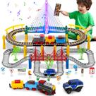 Conjunto de Trem Elétrico Vunrahsg para Crianças (4-8 anos) - Com Trilhos e Carro