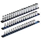 Conjunto de trilhos de soquete ARES 60041, 3 peças, 43 cm, alumínio azul