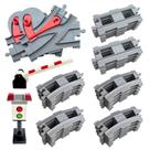 Conjunto de trilhos de trem BananMelonBM Classic Railway 37 peças
