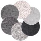 Conjunto de trivets Billbotk 8 Hot Pads resistentes ao calor e corda de algodão