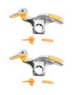 Conjunto de trocadores de pneus QWORK Duck Head 30mm em aço fundido