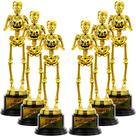 Conjunto de troféus de Halloween JOYIN 27x8 cm Gold Skeleton 6 unidades