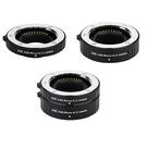 Conjunto de Tubos de Extensão Macro JJC para Olympus e Panasonic - Autofoco Conjunto de Tubos de Extensão Macro JJC para Olympus e Panasonic - Autofoco